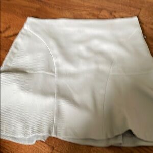 LOFT Light Gray A-Line Skirt
